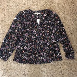 NWT Loft Floral Blouse